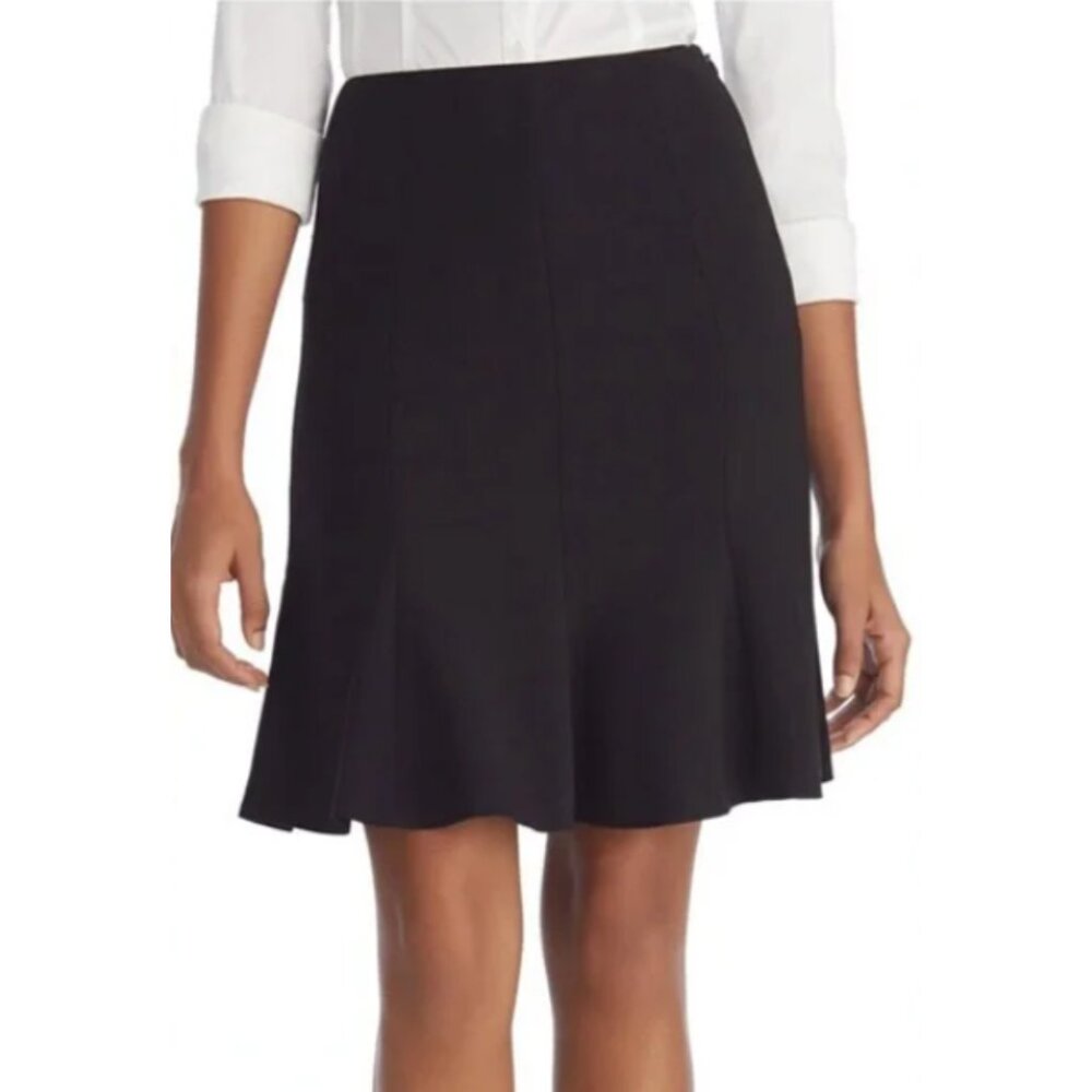 White House Black Market Black A-Line Mini Skirt